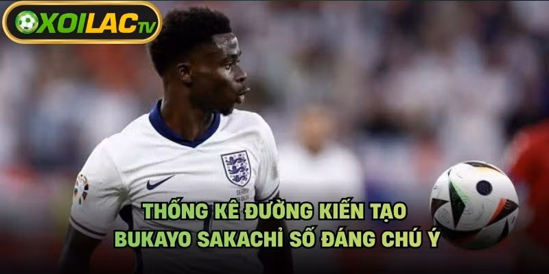 Thống Kê Đường Kiến Tạo Bukayo Saka – Chỉ Số Đáng Chú Ý